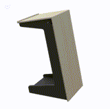 Modern Mobile Lectern with Outlet and USB Power LEX72