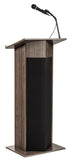 Power Plus Sound Lectern with Mic & Speaker Ribbonwood