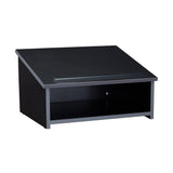 Tabletop Lectern Black & Gray