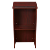 Full Floor Lectern with Shelf and Optional Casters