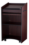 Aristocrat Lectern Shelf Wheels Keyboard Tray