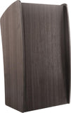Vision Lectern Curved Contemporary Design with Casters