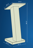 ZED Lectern with Mic, Light & Speaker