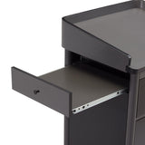 Greystone Presentation Lectern Locking Storage & Wheels