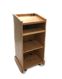 Oak Graduate Lectern with Wheels by Executive Wood