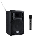 40 Watt Wireless PA Speaker System w/ Wireless Mic PA System w Wireless Handheld Mic Only No Stand