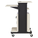 Premium Plus Presentation Cart with Locking Storage Cabinet PRC250