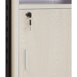Premium Plus Presentation Cart with Locking Storage Cabinet PRC250