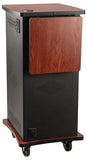 Multi-functional AV Cart Black Steel Locking Drawer Cabinet