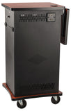 Multi-functional AV Cart Black Steel Locking Drawer Cabinet