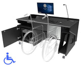 Multimedia Standing Desk (ADA Compliant) Height Adjustable