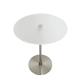 Stainless Steel Acrylic Round Table