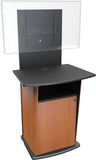 Information Display Kiosk Lectern with TV Monitor Mount Classic