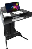 Electric Height Adjustable ADA Lectern with Monitor Mount
