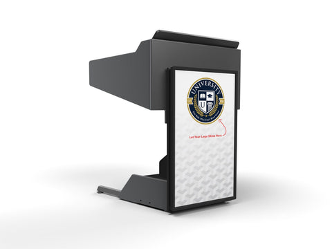 Electric Height Adjustable ADA Lectern with Monitor Mount