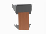 Electric Height Adjustable ADA Lectern with Monitor Mount