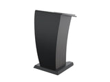 Mobile Modern Lectern with Hidden Wheels