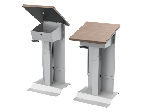 Compact Height Adjustable Lectern