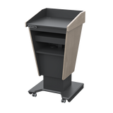 Diplomat Podium Height Adjustable with Wheels