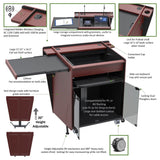 Height Adjustable Multimedia Lectern