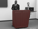 Height Adjustable Multimedia Lectern