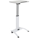 Pneumatic Height Adjustable Lectern and Tilting Table Top Stand