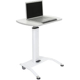 Pneumatic Height Adjustable Lectern and Tilting Table Top Stand