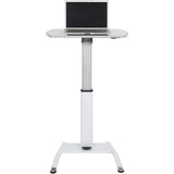 Pneumatic Height Adjustable Lectern and Tilting Table Top Stand
