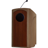 Classic Presenter Lectern - Internal/External Speaker Beige Granite Yes: Internal Speaker No: Ext Speaker