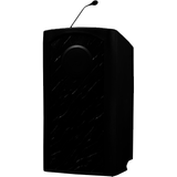 Classic Presenter Podium Package with Speaker Options Black One Internal No External