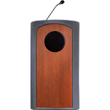 Classic Presenter Lectern - Internal/External Speaker Gray Granite Yes: Internal Speaker No: Ext Speaker