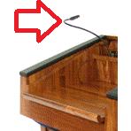 18" Gooseneck LED Light for EWP Lecterns