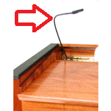 18" Gooseneck LED Light for EWP Lecterns - Buy Online at PodiumStop.com