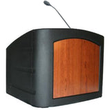 Tabletop Integrator Lectern - Connects to your Speakers Black No
