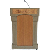 The DaVinci Integrator Podium - Connects to Your Speaker System Beige Granite
