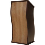 Wave Lectern - Claridge Products 344 No Claridge Oak Laminate