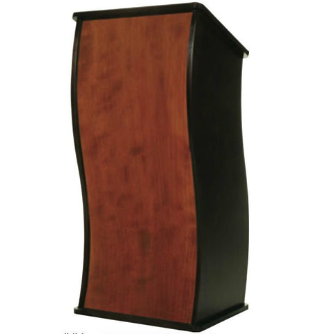 Wave Lectern - Claridge Products 344 No Claridge Cherry Laminate