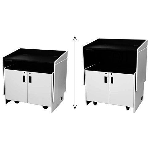 Large Electric Lift Classroom Podium ON SALE - AVFI PDYZ35