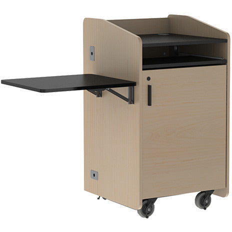 Pullout Keyboard Folding Shelf Presentation Lectern AVFI LE3040