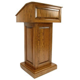 The Counselor Lectern by Executive Wood Products (CLR235) Dark Oak