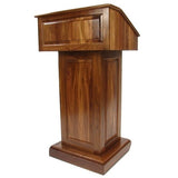 The Counselor Lectern by Executive Wood Products (CLR235) Walnut