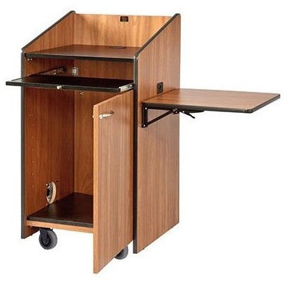 Pullout Keyboard Folding Shelf Presentation Lectern AVFI LE3040