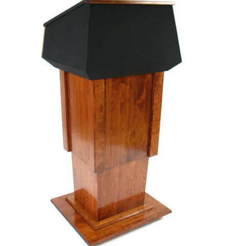 Presidential 500 Lift Podium - Height Adjusting Lectern Walnut