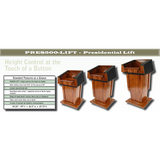 Presidential 500 Lift Podium - Height Adjusting Lectern