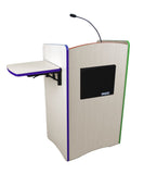 WIRELESS MULTIMEDIA COMPUTER LECTERN - CUSTOM COLORS