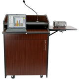 Multimedia Presentation Podium with Sound and Wireless Mic
