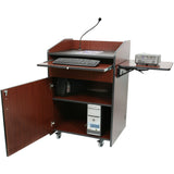 Multimedia Presentation Podium with Sound and Wireless Mic