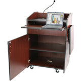 Multimedia Presentation Podium with Sound and Wireless Mic