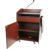 Multimedia Presentation Podium with Sound and Wireless Mic