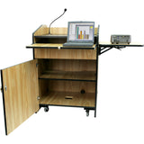 Multimedia Presentation Podium with Sound and Wireless Mic